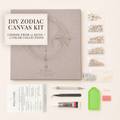 DIY Bedazzled Zodiac Canvas Kit with Rhinestones | Handmade by Megan