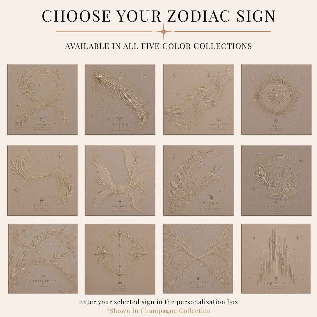 DIY Bedazzled Zodiac Canvas Kit with Rhinestones | Handmade by Megan
