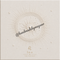 Leo Pearl Zodiac Canvas Print | Celestial Astrology Wall Art | Elegant Zodiac Decor | Leo Gift