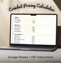 Crochet Pricing Calculator | Handmade Product Pricing Tool for Crocheters | Digital Download